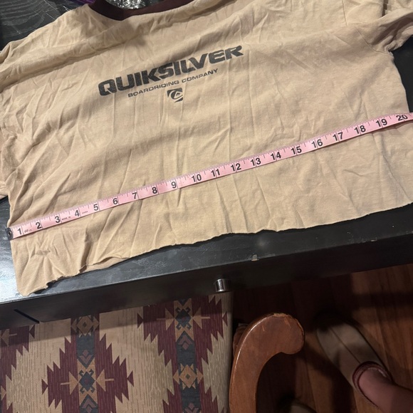 Quicksilver Cream Crop Top - Picture 4 of 6